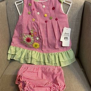 Toddler dress with bloomers